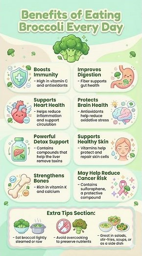 Benefits of Eating Broccoli Every Day