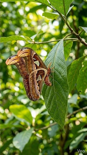 The life cycle of a snake-winged butterfly🐛🦋 #lifecycle