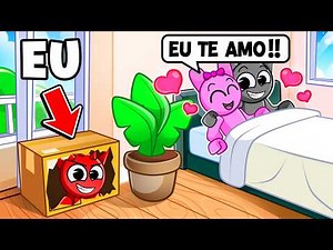 I spied on my crush disguised as a box on Roblox...