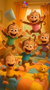 121K views · 1K reactions | Học từ vựng qua bài hát "Five little monkeys" #tuvungtienganh #tienganhtreem #hoctienganh #learnenglish #trending #viral #kids #smartcomjunior #monkey | Smartcom Junior | Facebook