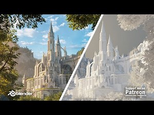 Creating Greenwood Castle in Blender