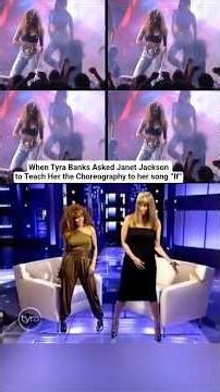 When Tyra Banks Tried to learn the Choreography to Janet Jackson's song “If” #dance #choreo