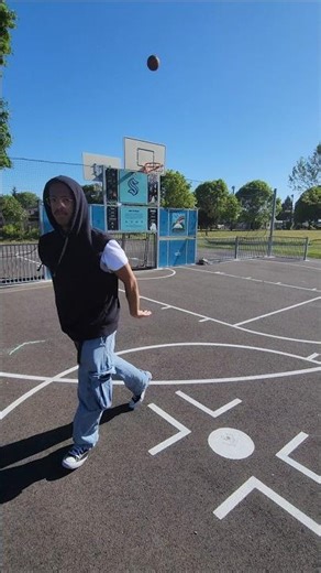 When Chris plays basketball.