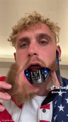 jake Paul steel face mask with turbo #jakepaul