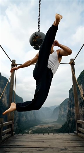 Kung fu Wait for the last move… 😳🔥 #kungfumaster #youtubeshorts #reels