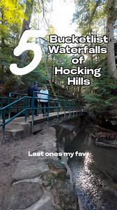 ❗️Share this with your waterfall chasers❗️ Waterfall season is upon us. These are the 5 must see waterfalls of Hocking Hills, OH. Save this list if you’re in town for the weekend and have LIMITED time! 📍Cedar Falls ~ Park in the upper lot near the suspension bridge. You’ll drop down large flights of wooden steps right to the base of the falls. 📍Upper Falls and Devils Bathtub ~ Close to together on the same trial. Devil Bathtub may not be much of a falls, but it’s a must see! Park on the far en