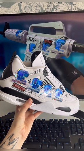 Craft StatTrak Printstream Titan (Holo) Katowice 2014 Custom Nike Shoes