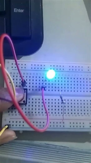 basic led blink with switch