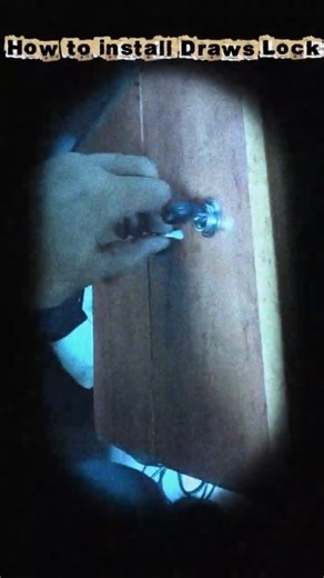 The SECRET to Easy Draws Lock #DrawerLock #DIY #HomeDIY #youtubeshorts #shortvideo #viral