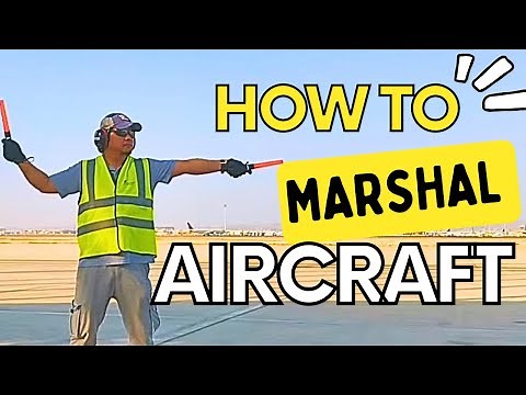 How To Marshal An Aircraft | Aircraft Marshalling | @RAMPMAN