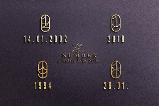 Logo Design - Number Creative Style | Personal License