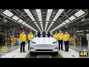 Inside the State-of-the-Art Tesla Electric Car Factory (The Whole Process Inside Tesla)