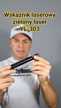Wskaźnik laserowy zielony laser YL-303 z HobbyHouse.pl #laser #laserpointer #greenlaser #latarka