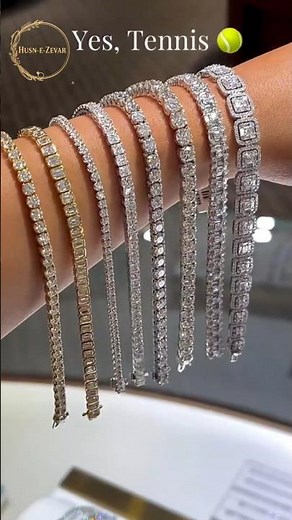 Luxury Diamond Tennis Bracelet Collection 💎✨ | Stunning Tennis Bracelets for Women #jewelry
