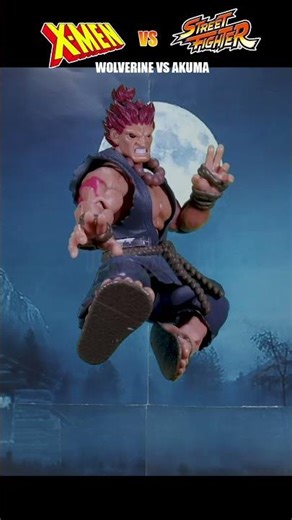 Wolverine vs Akuma #wolverine #xmen #streetfight #marvel