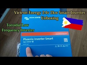 Victron Energy Phoenix 24v 2000w Smart Inverter Unboxing