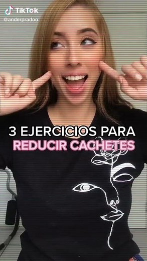 tres ejercicios para reducir cachetes