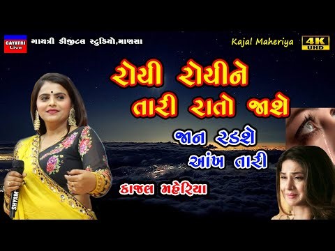 Kajal Maheriya-રોયી રોયીને તારી રાતો જાશે-Live Garba Program 2024-Non Stop-New Latest Gujarati Song