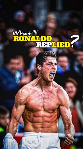 Ronaldo's epic reply to young Footballer 🔥 #ronaldo #football #soccer #motivation