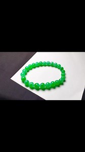 Brilliant 🅰️ jadeite beads - size 8.5 mm - water embellished. Very fine | Myanmar A-Grade Awethentic Jadeite