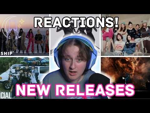 REACTIONS🤩NEW RELEASES🤩(IVE, Hearts2Hearts, BLACKPINK, KickFlip, ALL(H)OURS)
