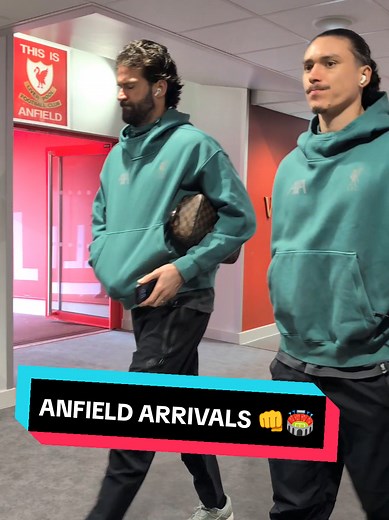 Liverpool FC Arrivals at Anfield for Wolves Match