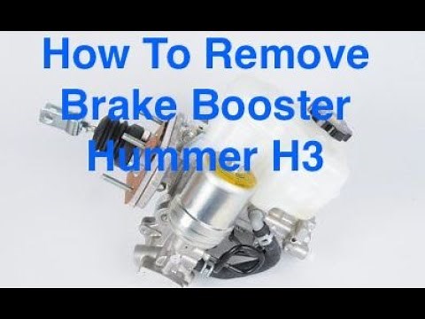 How To Remove Hummer H3 06-10 ABS Brake Booster Power Assembly Module