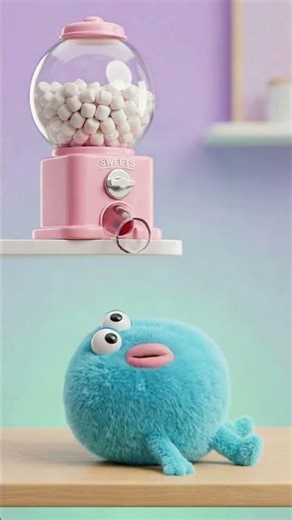 Fluffy Monster Found the Infinite Marshmallow Dispenser 🍡👾