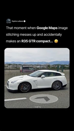 When Google Maps Sets Your GT-R to “Hatchback Mode” 😭🚗 #carmemes #carguy #gtr