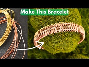 How to Make a Copper Wire Cuff Bracelet for Beginners 🛠️ Easy DIY Jewelry