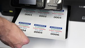 Watch Smart Sign Sheet of Laser Printable Parking Permits, "Pre-Printed Laser Printable Parking Permits... on Amazon Live