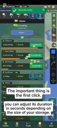 Farm Manager Mobile Automatic Silo Emptying 🤖 #44 #farm #farming #farmmanager #gaming #autocliker