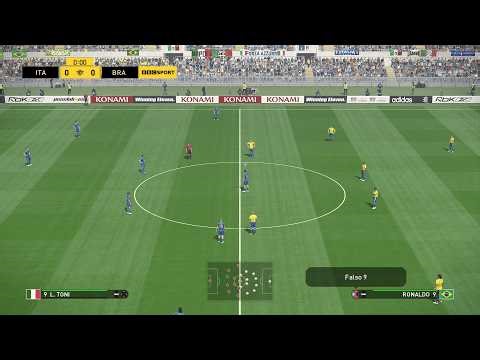 Itália vs Brasil | Amistoso 2006 | PES 2019 MOD 2006.