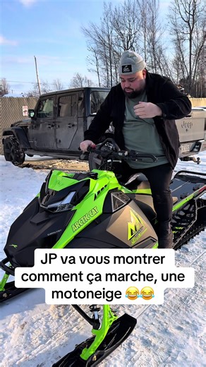 JP va vous montrer comment ça marche, une motoneige 😂😂#moncredito #JDAUTO #isamaheux #jomarcoux #jpdufresne