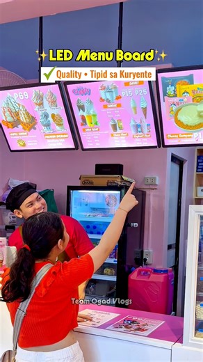 DITO MABIBILI: https://ecosale.info/WKR6FdWL 🛒 LED Menu Board ✨ Naka SALE din sa aming Tik Tok shop: https://vt.tiktok.com/ZSDoTJMh5/ | pandagdag ganda ng shop niyo ✅ Habol na habang may promo #led #menuboard #design #store #interiordesign | OGADventure l Team Ogad Vlogs