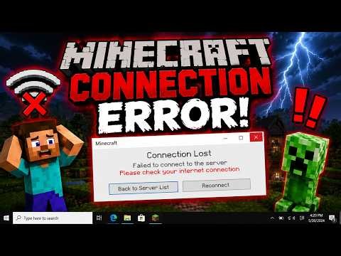 Minecraft Connection Error on Windows PC Fix | Connection Lost Error Solved