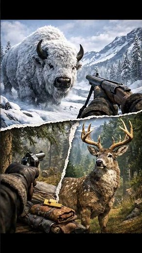 Where to Find Legendary White Bison & Legendary Buck | RDR2 🔥. #rdr2 #ps5 #gaming #reddead