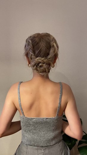 Double Dutch Braids Bun Tutorial
