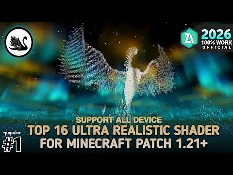 Top 16 ULTRA REALISTIC SHADER IN MINECRAFT PATCH 1.21+ | 2026. #minecraft #shaders #official