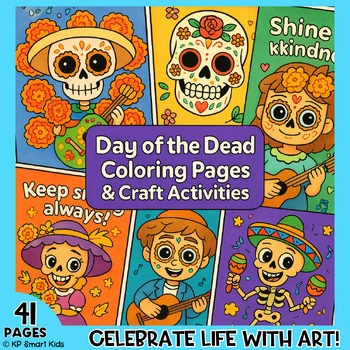 Day of the Dead Coloring Pages & Sugar Skull Craft | Día de los Muertos for Kids