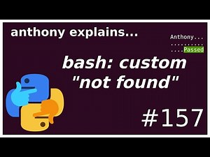 customizing "command not found" (intermediate) anthony explains #157