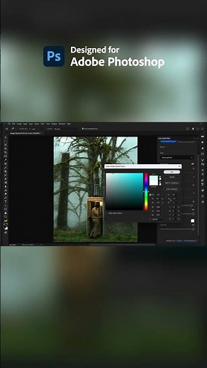 The Secret to Cinematic Fog in Photoshop (No Brushes Needed) #depth_map #photoshoptutorial #adobe