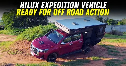 Toyota Hilux Modified As An Expedition Vehicle Shows Off Its Off Road Chops [Video]