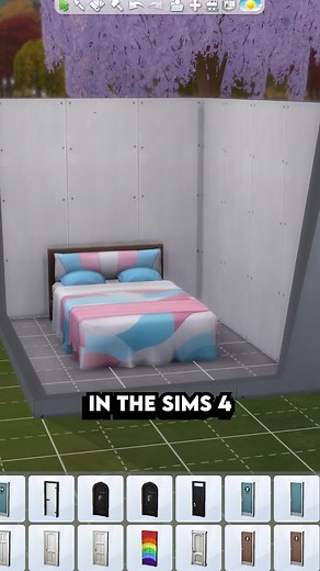 Can I Make This Tiny Base Game Bedroom Look Cute? #thesims4 #sims #thesims #sims4 | Mave Plays