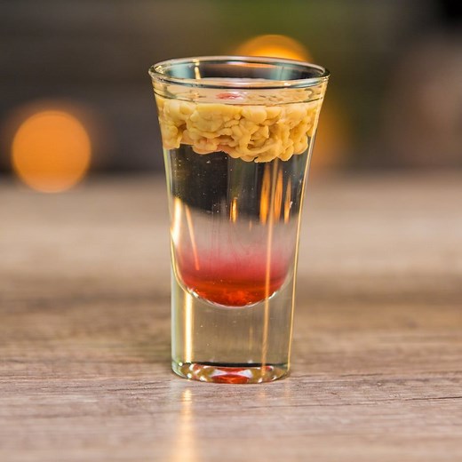 Bloody Brain Shooter Cocktail Recipe