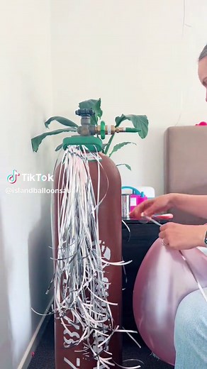 100 sweet helium balloons 🤍🩶🩷 #balloons #helium #fyp #party #birthday #engagement