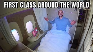 I flew 85 hours around the world in first class
