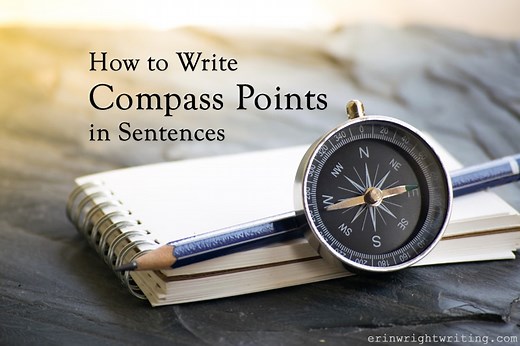 How to Write Compass Points in Sentences