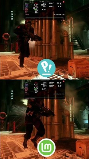 Linux Mint vs. Pop!_OS Cosmic: Which Linux Distro Wins? #Linux #PopOS #LinuxMint #Shorts