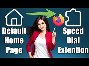 Set Speed dial Extension as Firefox Homepage